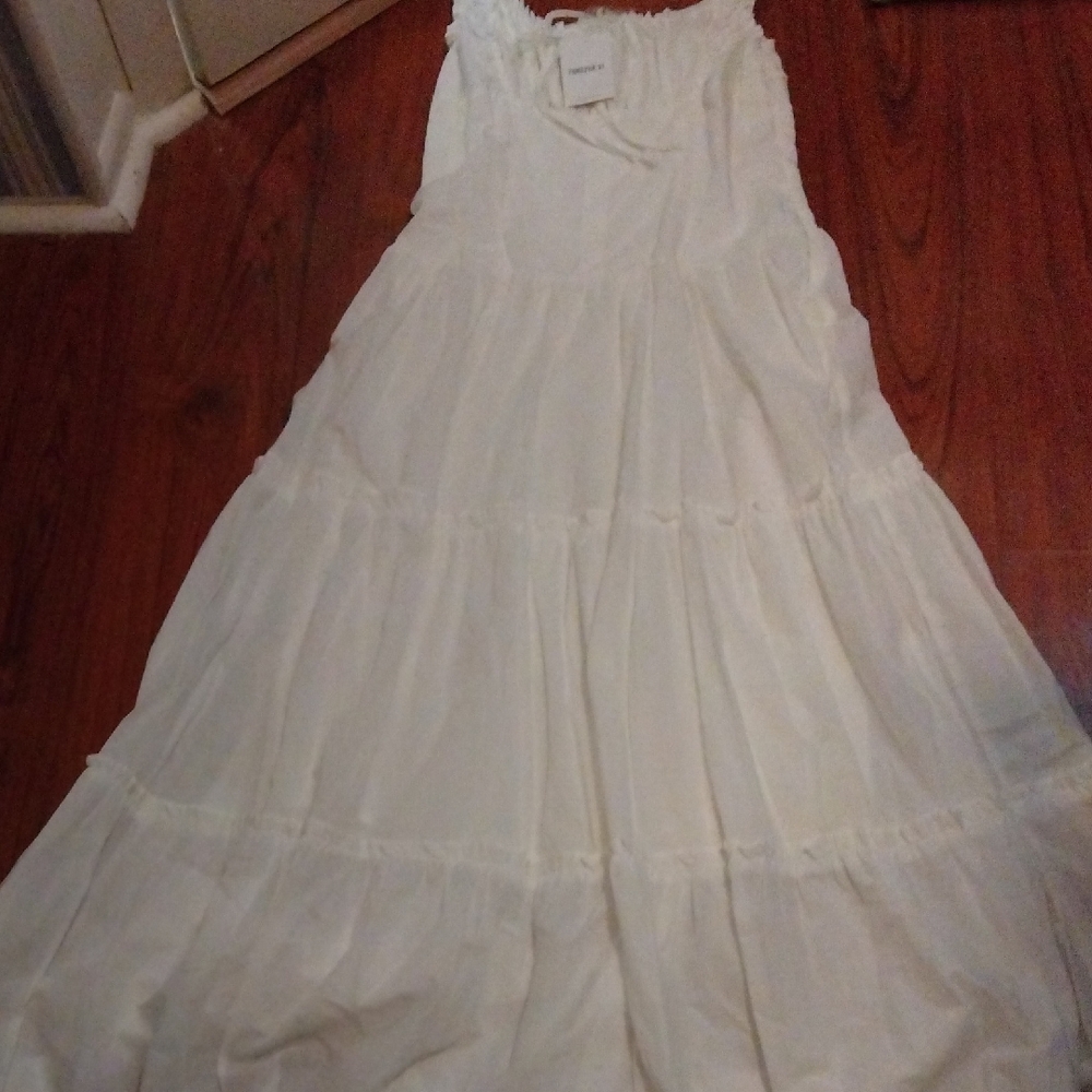 Forever 21 White Maxi Dress